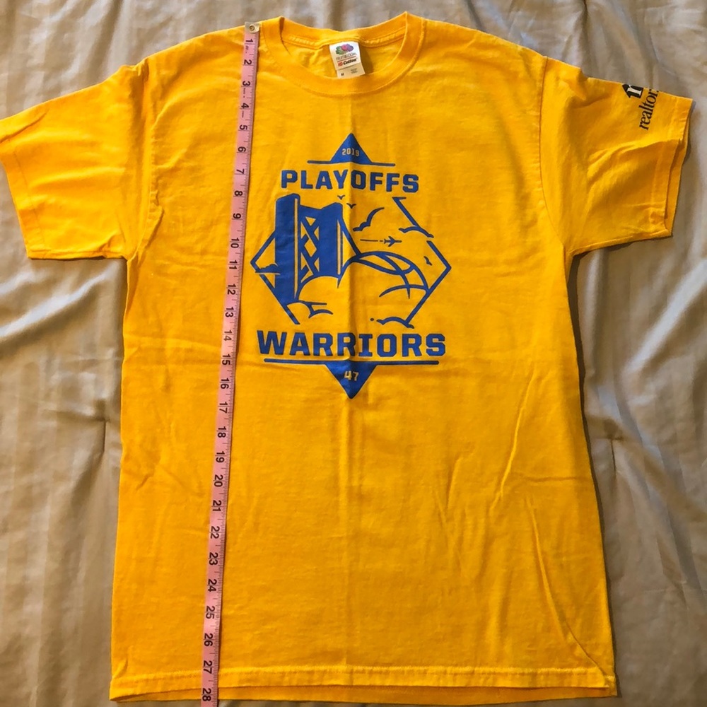 Warriors playoff T-shirt (Realtor.com promo)